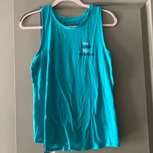 Old Navy Go Dry Activewear Tank Top “Low Squats High Standards”